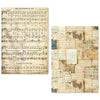 Ciao Bella LuMania MUSIC SHEET A5 Tissue Paper Set - 24 Sheets #ME002