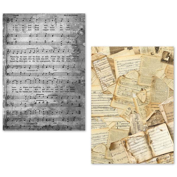 Ciao Bella LuMania MUSIC SHEET A5 Tissue Paper Set - 24 Sheets #ME002