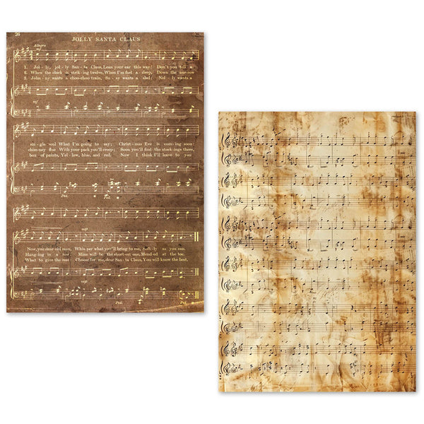 Ciao Bella LuMania MUSIC SHEET A5 Tissue Paper Set - 24 Sheets #ME002