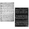 Ciao Bella LuMania MUSIC SHEET A5 Tissue Paper Set - 24 Sheets #ME002
