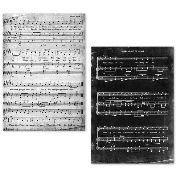 Ciao Bella LuMania MUSIC SHEET A5 Tissue Paper Set - 24 Sheets #ME002