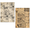 Ciao Bella LuMania NEWSPAPERS A5 Tissue Paper Set - 24 Sheets #ME003