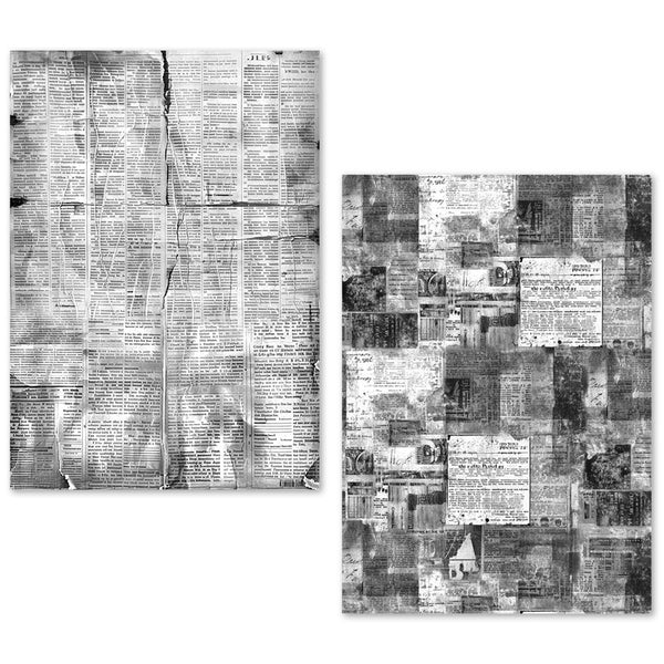 Ciao Bella LuMania NEWSPAPERS A5 Tissue Paper Set - 24 Sheets #ME003