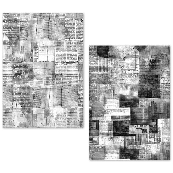 Ciao Bella LuMania NEWSPAPERS A5 Tissue Paper Set - 24 Sheets #ME003