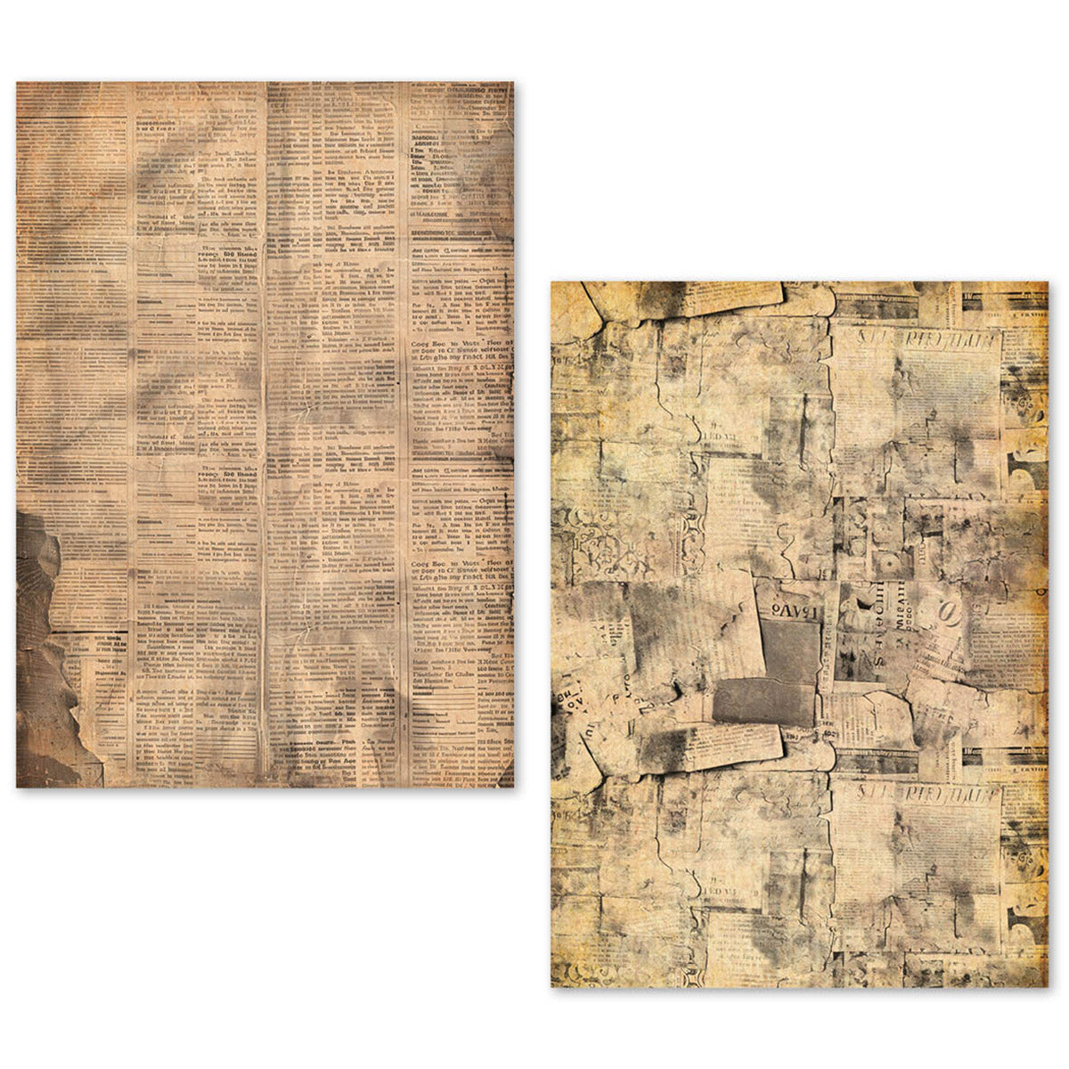 Ciao Bella LuMania NEWSPAPERS A5 Tissue Paper Set - 24 Sheets #ME003