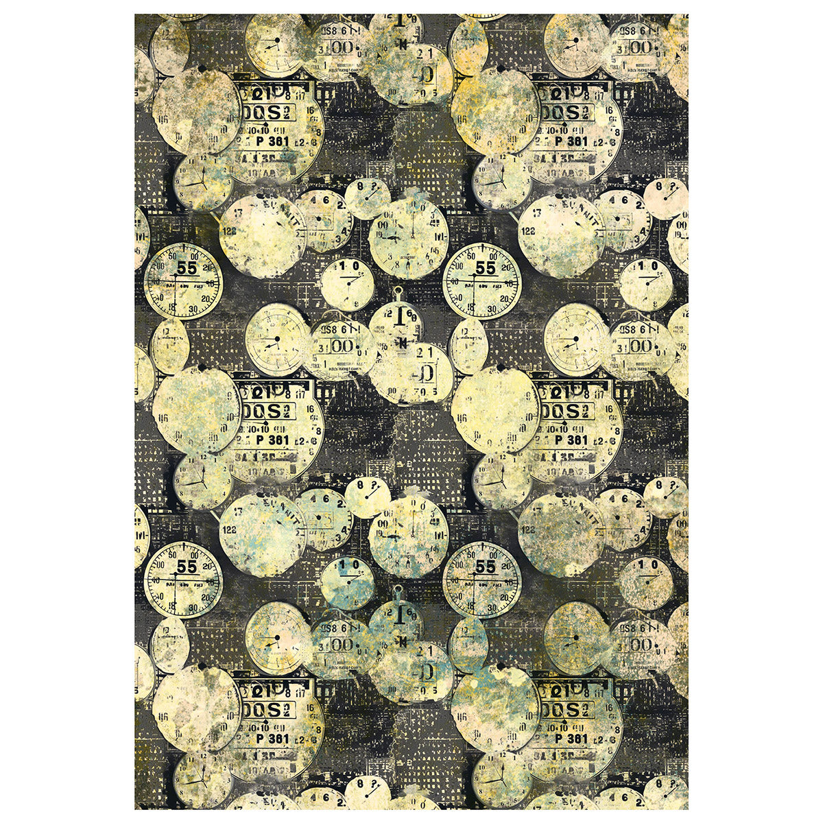 Ciao Bella LuMania TIME CAPSULE A4 Mixed Media Decoupage Rice Paper - 4 Sheets #MF001