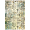 Ciao Bella LuMania TIME CAPSULE A4 Mixed Media Decoupage Rice Paper - 4 Sheets #MF001