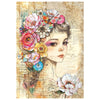Ciao Bella LuMania QUINTESSENTIAL A4 Mixed Media Decoupage Rice Paper - 4 Sheets #MF003