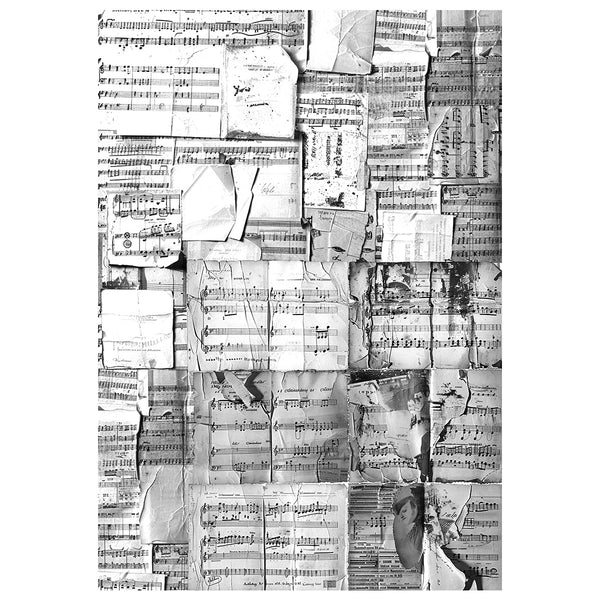 Ciao Bella LuMania MEANINGFUL MEMORIES A4 Mixed Media Decoupage Rice Paper - 4 Sheets #MF005