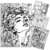 Ciao Bella LuMania MEANINGFUL MEMORIES A4 Mixed Media Decoupage Rice Paper - 4 Sheets #MF005