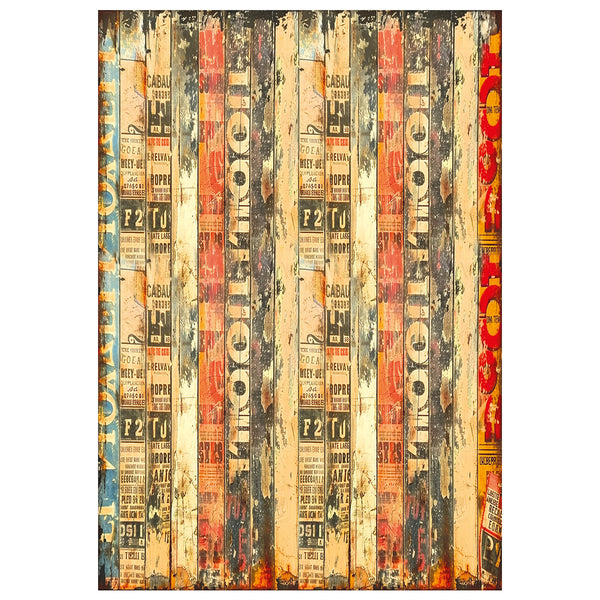 Ciao Bella LuMania JOURNEY AHEAD A4 Mixed Media Decoupage Rice Paper - 4 Sheets #MF006