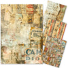 Ciao Bella LuMania JOURNEY AHEAD A4 Mixed Media Decoupage Rice Paper - 4 Sheets #MF006