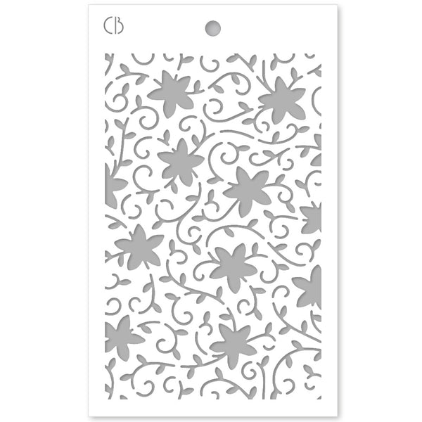 Ciao Bella TIMELESS MOMENTS - CORINTH Texture Stencil 5" x 8" #MS064