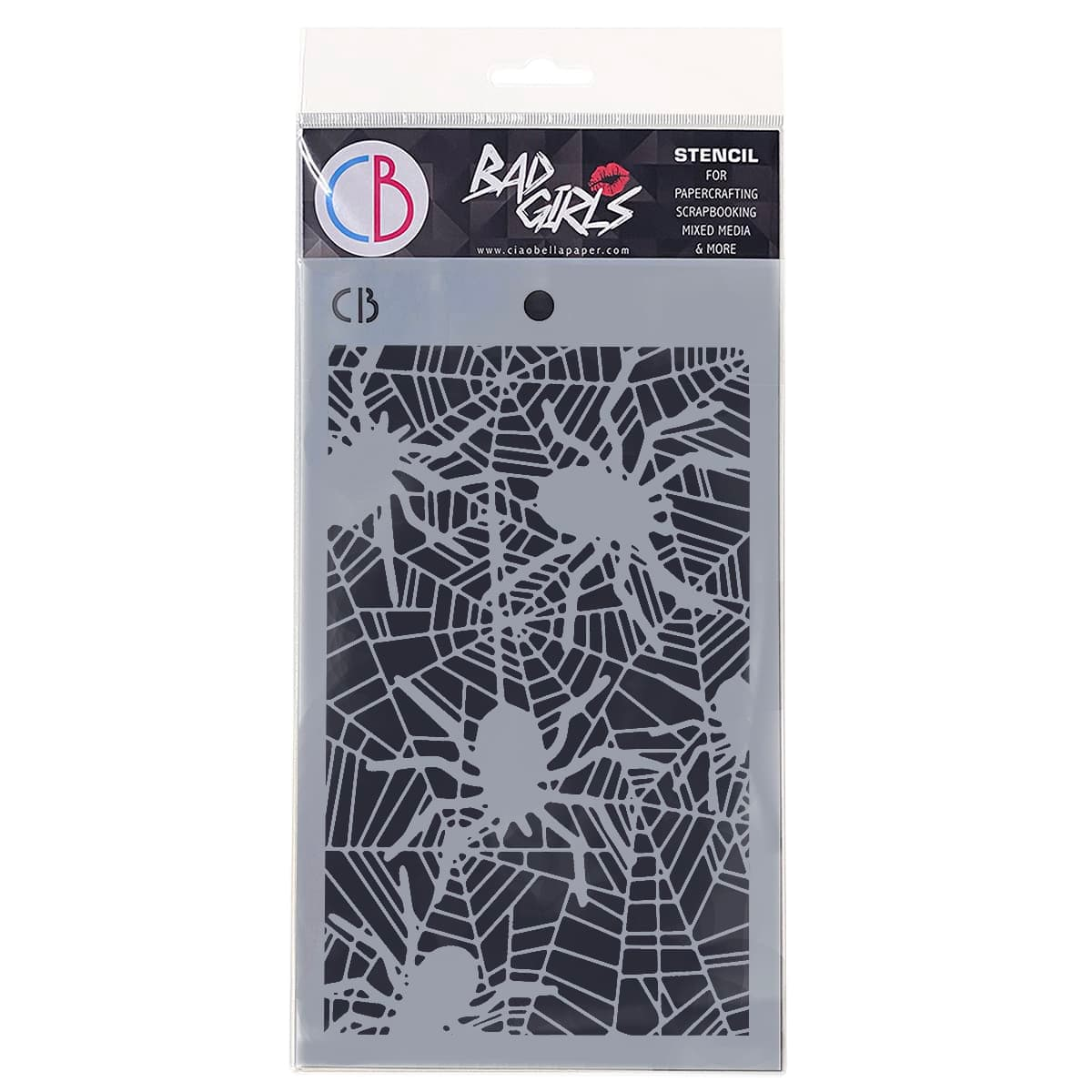 Ciao Bella Cabinet of Curiosities SPIDERS Texture Stencil 5