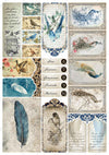 Paper Designs VINTAGE BIRDS Junk Journal Kit 10 A4 Sheets #JJK_001