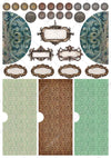 Paper Designs VINTAGE BIRDS Junk Journal Kit 10 A4 Sheets #JJK_001