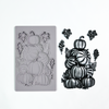 Decoupage Queen PUMPKIN PATCH Silicone Moulds Molds 5" x 8" Mixed Media Food Safe Resin Decor #DQMF0005 Limited Edition