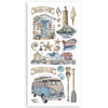 Stamperia SILENT SEA Paper Cut Outs Double Face 4 sheets #SBBCT12