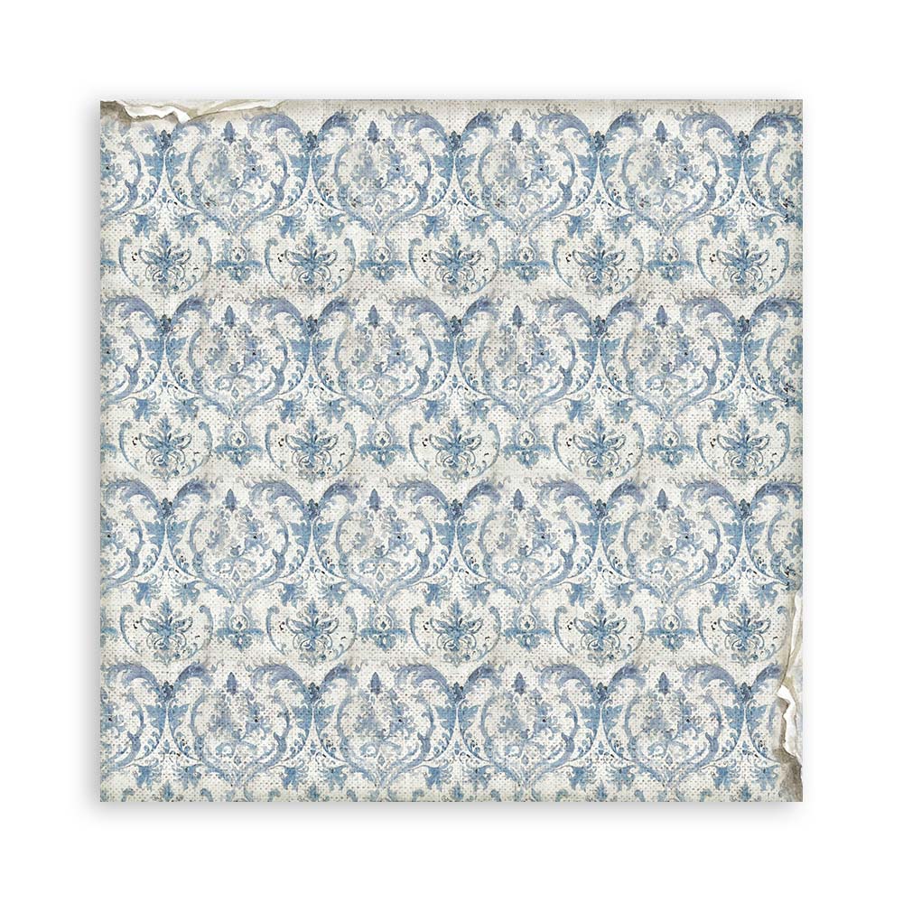 Stamperia SILENT SEA MAXI BACKGROUND SELECTION 12x12 Double Faced Scrapbook Paper 10 PCS+Bonus #SBBL170