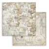 Stamperia SILENT SEA MAXI BACKGROUND SELECTION 12x12 Double Faced Scrapbook Paper 10 PCS+Bonus #SBBL170