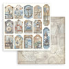 Stamperia SILENT SEA 8X8 Double Faced Paper 10 Sheets + Bonus #SBBS125