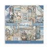 Stamperia SILENT SEA 8X8 Double Faced Paper 10 Sheets + Bonus #SBBS125