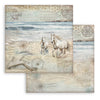 Stamperia SILENT SEA 8X8 Double Faced Paper 10 Sheets + Bonus #SBBS125