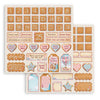 Stamperia CANDY CHRISTMAS 8X8 Double Faced Paper 10 Sheets + Bonus #SBBS129