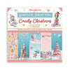 Stamperia Candy Christmas scrapbooking pad packaging with festive designs and text.