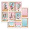 Stamperia CANDY CHRISTMAS 8X8 Double Faced Paper 10 Sheets + Bonus #SBBS129