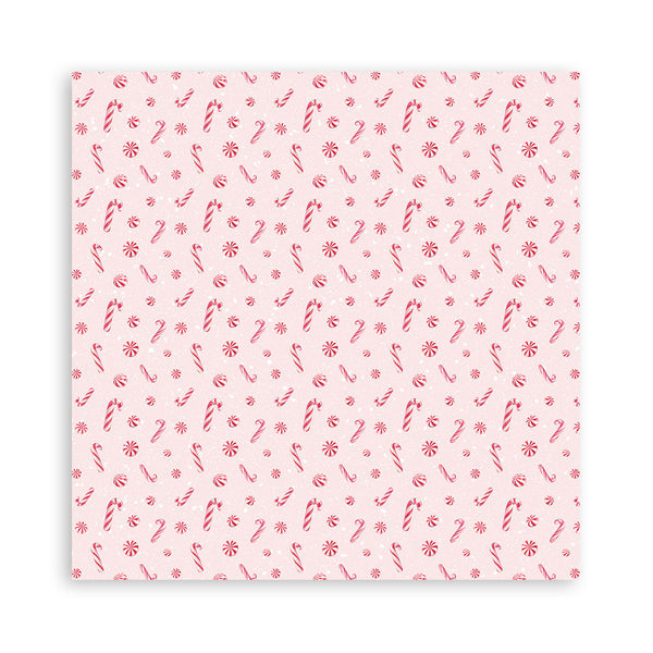 Stamperia CANDY CHRISTMAS 12x12 Single Sided Scrapbook Paper 22 pcs #SBBXLB27