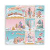 Stamperia CANDY CHRISTMAS 12x12 Single Sided Scrapbook Paper 22 pcs #SBBXLB27