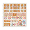 Stamperia CANDY CHRISTMAS 12x12 Single Sided Scrapbook Paper 22 pcs #SBBXLB27