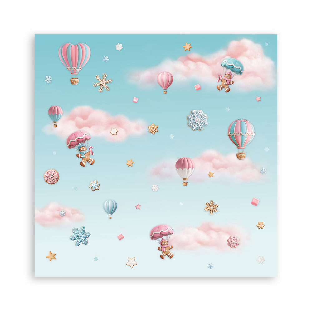 Stamperia CANDY CHRISTMAS 12x12 Single Sided Scrapbook Paper 22 pcs #SBBXLB27