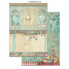 Stamperia ALICE IN CHRISTMAS A4 Junk Journal Stickers Cut outs Backgrounds #SBJK03