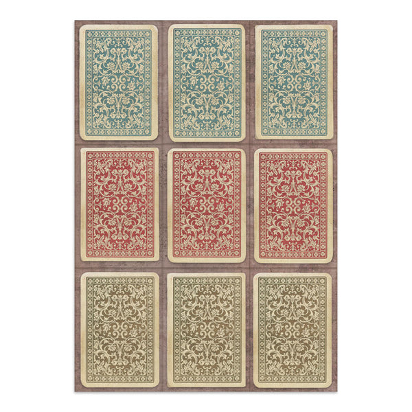 Stamperia ALICE IN CHRISTMAS A4 Junk Journal Stickers Cut outs Backgrounds #SBJK03