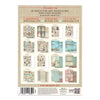 Stamperia ALICE IN CHRISTMAS A4 Junk Journal Stickers Cut outs Backgrounds #SBJK03