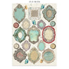 Stamperia ALICE IN CHRISTMAS A4 Junk Journal Stickers Cut outs Backgrounds #SBJK03
