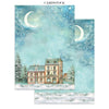 Stamperia ALICE IN CHRISTMAS A4 Junk Journal Stickers Cut outs Backgrounds #SBJK03