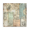 Stamperia SONGS of the SEA Fabric Sheets 4 pcs #SBPLT18