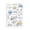Stamperia TIMELESS Washi Pad 8 Sheets A5 #SBW20