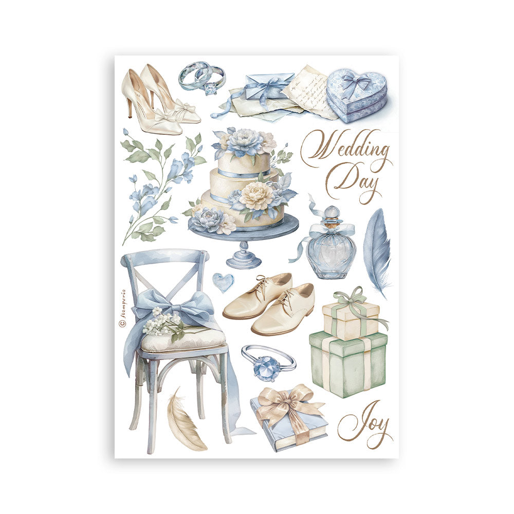 Stamperia TIMELESS Washi Pad 8 Sheets A5 #SBW20