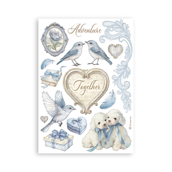 Stamperia TIMELESS Washi Pad 8 Sheets A5 #SBW20