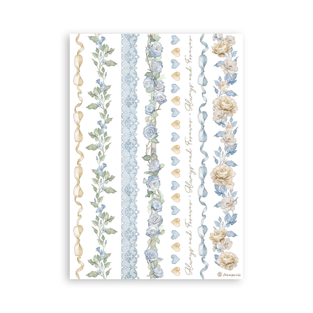 Stamperia TIMELESS Washi Pad 8 Sheets A5 #SBW20