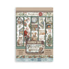 Stamperia 'The Owl's House' washi pad packaging with nature-themed illustrations on a white background.