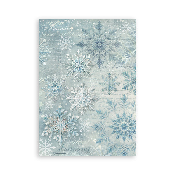 Stamperia THE OWL'S HOUSE Christmas Washi Pad 8 Sheets A5 #SBW23