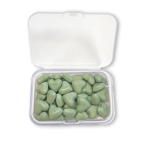 Stamperia WAX and SEALS Collection - PASTEL MINT Heart Shape Wax Refill 20 grams #WAXC14