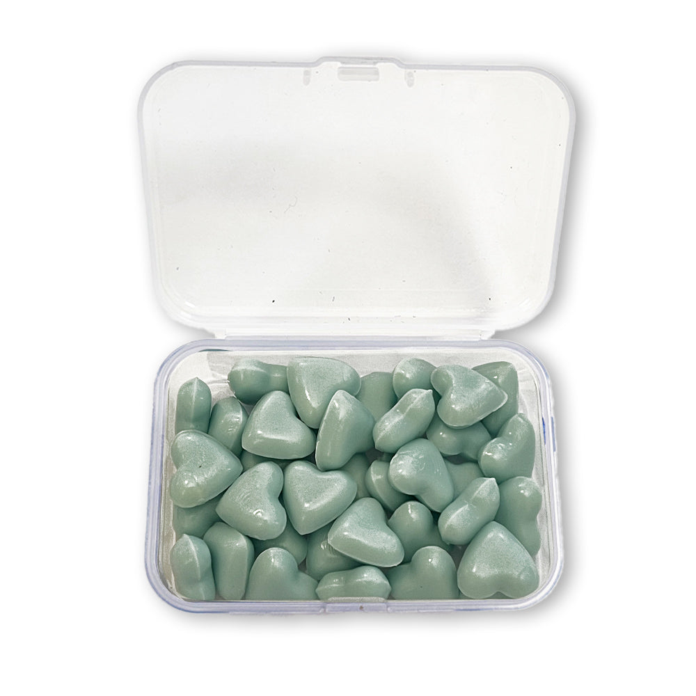 Stamperia WAX and SEALS Collection - PASTEL BLUE Heart Shape Wax Refill 20 grams #WAXC16