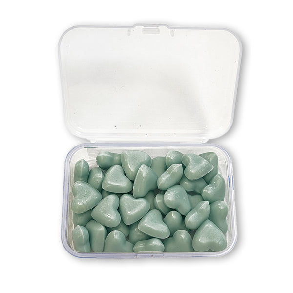 Stamperia WAX and SEALS Collection - PASTEL BLUE Heart Shape Wax Refill 20 grams #WAXC16