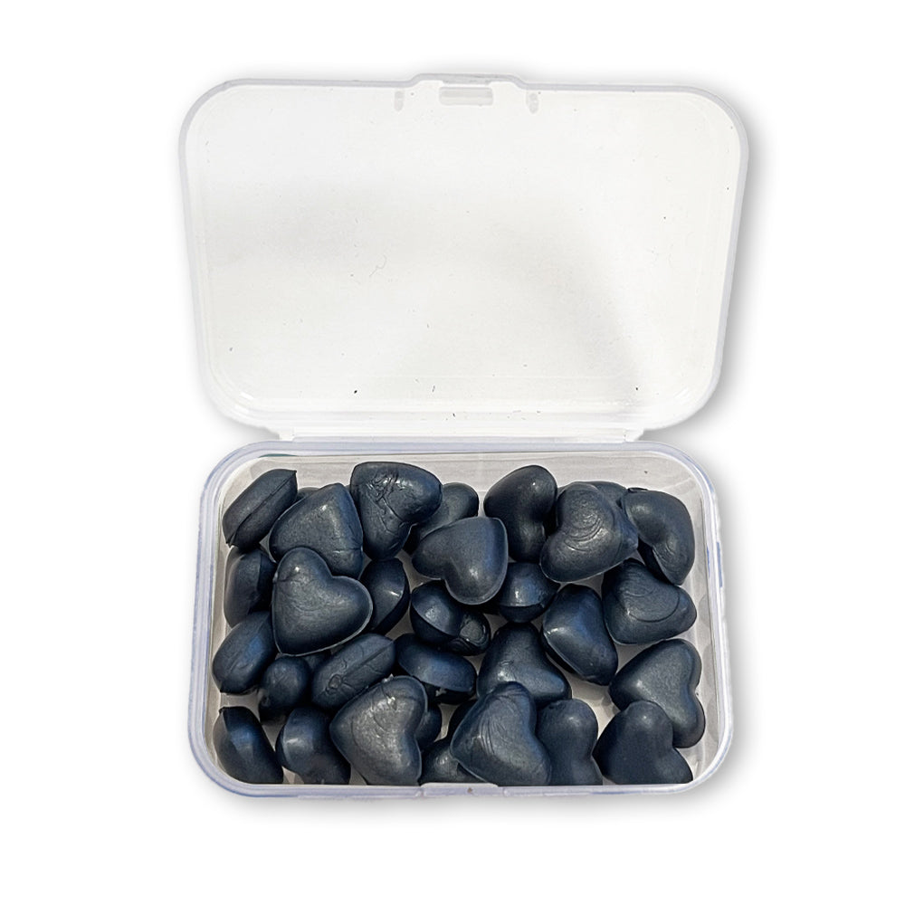 Stamperia WAX and SEALS Collection - PEARL DEEP BLUE Heart Shape Wax Refill 20 grams #WAXC17